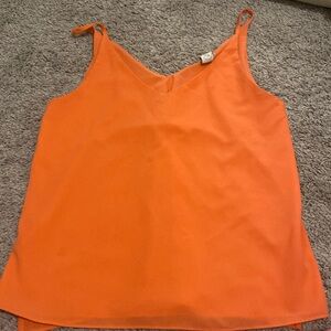 paper crane tank top coral color